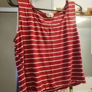Striped crop top